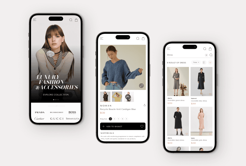Shine Fashion – Apparel E-Commerce